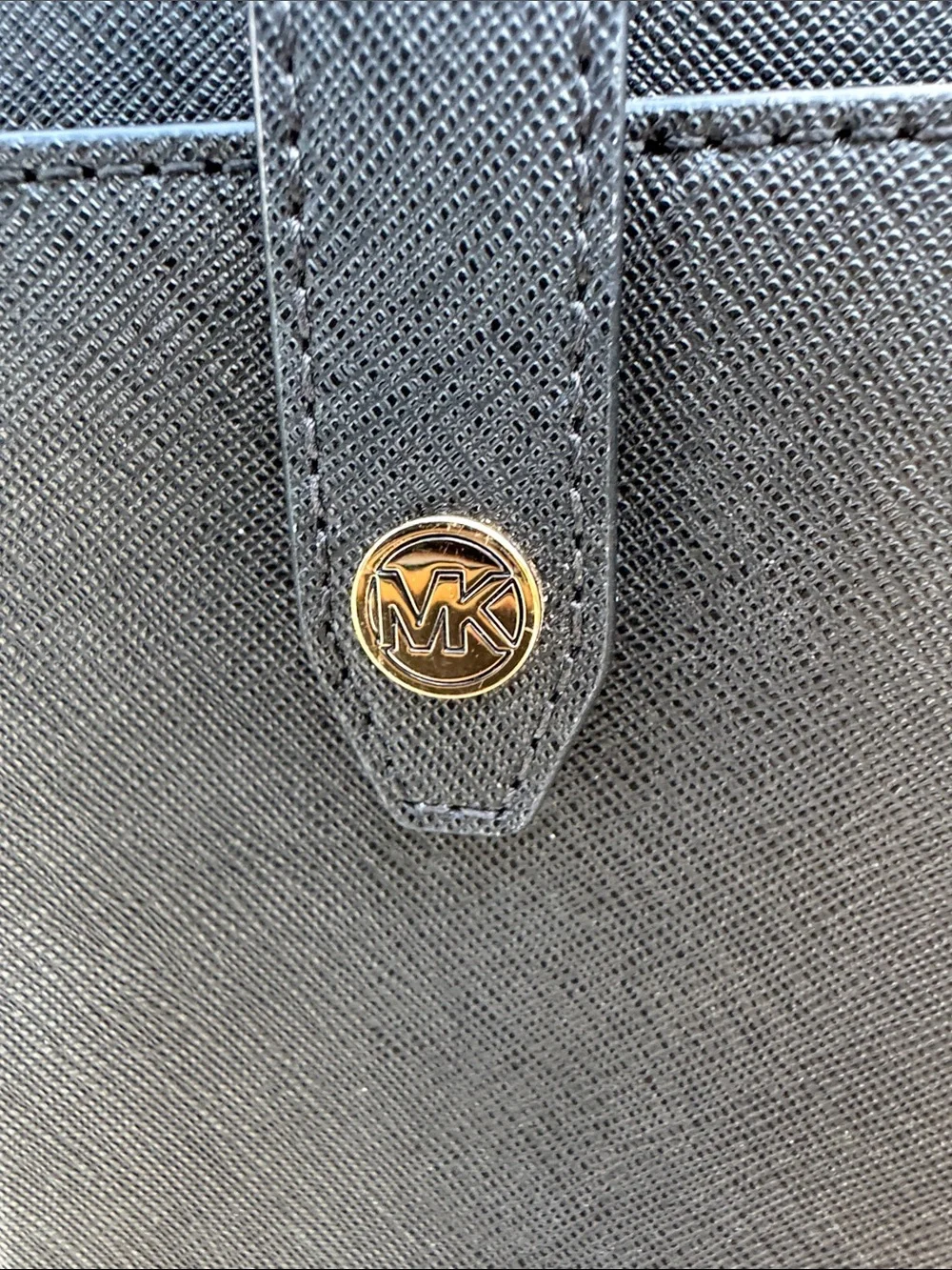 Michael Kors Saffiano Leather Smartphone Crossbody Bag